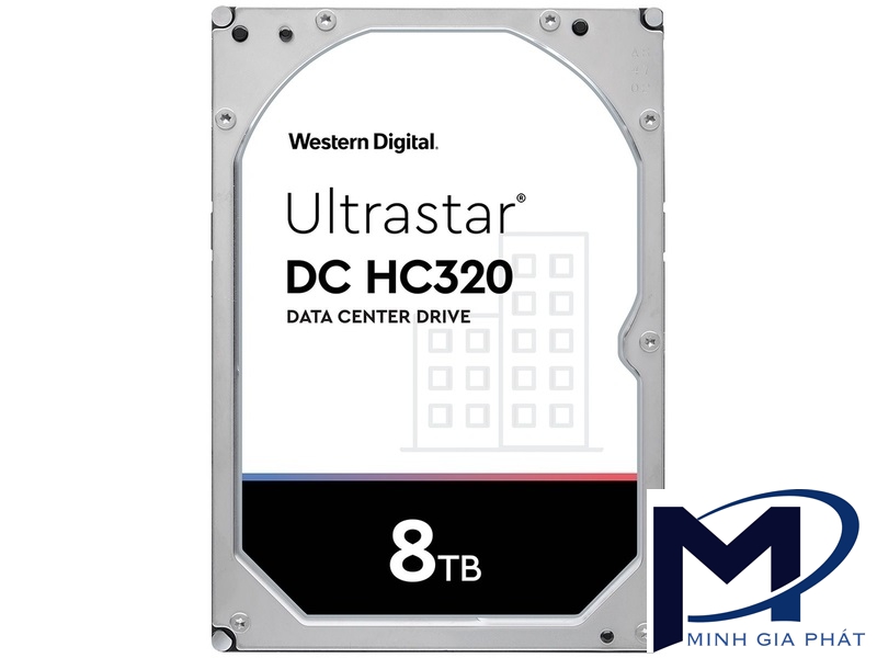 WD Ultrastar DC HC320 8TB Enterprise 3.5in 512E SED SAS 12Gb/s 7200RPM 256MB Cache