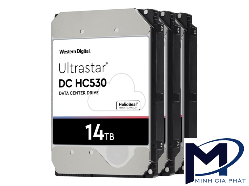 WD Ultrastar DC HC530 14TB Enterprise 3.5in 512E SE SAS 12Gb/s 7200RPM 512MB Cache