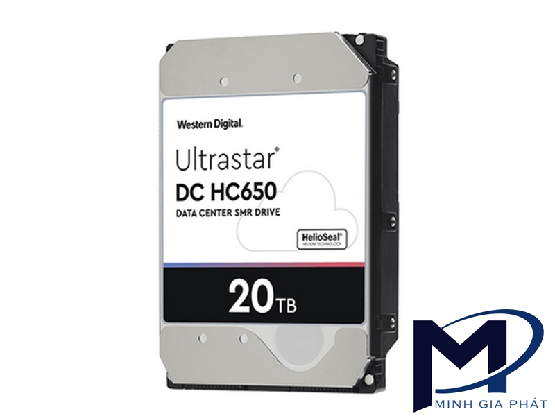 WD Ultrastar DC HC650 20TB Enterprise 3.5in 512E SE SAS 12Gb/s 7200RPM 512MB Cache
