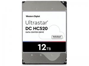 WD Ultrastar DC HC520 12TB Enterprise 3.5in 512E SE SATA 6Gb/s 7200RPM 256MB Cache