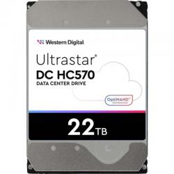 WD Ultrastar DC HC570 22TB Enterprise 3.5in 512E SED SAS 12Gb/s 7200RPM 512MB Cache