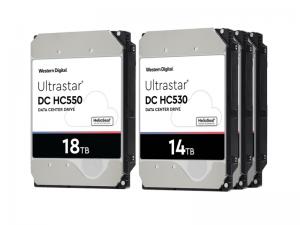 WD Ultrastar DC HC550 18TB Enterprise 3.5in 512E SE SATA 6Gb/s 7200RPM 512MB Cache